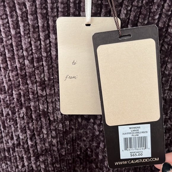 Calia By Carrie Underwood Chenille Cold Shoulder Sweater - Picture 12 of 14